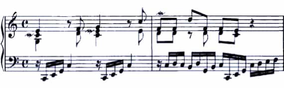Bach Prelude BWV 933