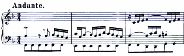 Bach Sonata BWV 964 mov. 3