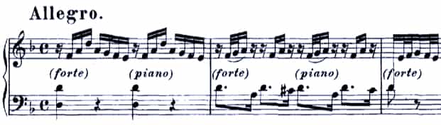 Bach Sonata BWV 964 mov. 4