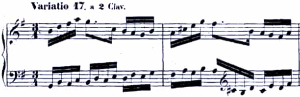 Bach Goldberg Variations BWV 988, Var. 17