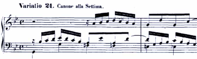 Bach Goldberg Variations BWV 988, Var. 21