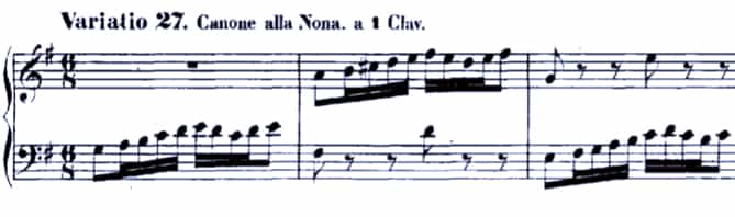 Bach Goldberg Variations BWV 988, Var. 27