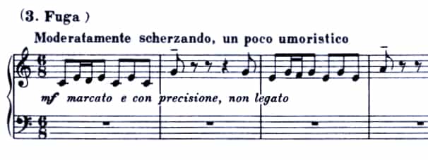 Bach/Busoni BWV 564-3. Fugue