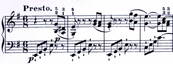 ハイドン：ピアノソナタ ホ短調 Hob. XVI:34 第1楽章の難易度