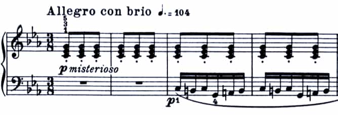 ブルグミュラー：25の練習曲 15. バラード 難易度