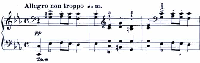 ブルグミュラー：18の練習曲 4. ジプシー 難易度