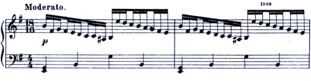 プロコフィエフ：4つの練習曲 Op. 2 第2番 難易度