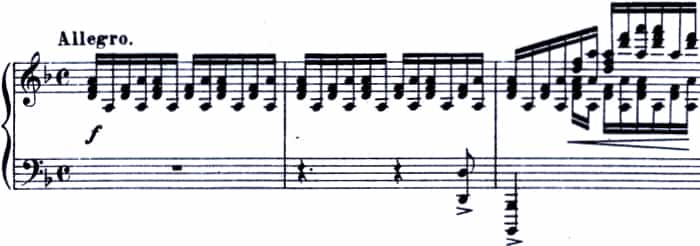 プロコフィエフ：4つの練習曲 Op. 2 第1曲